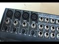 Behringer Xenyx 1202FX mixer Review Part 1/2