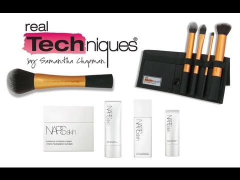 MAKEUP GIVE AWAY! REAL TECHNIQUES BRUSHES! NARS SKIN CARE! SUBSCRIBE TO WIN!