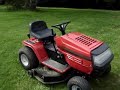 Troy-Bilt Super Bronco garden tiller startup and run