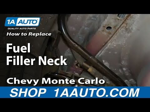 How To Install Replace Rusted Fuel Filler Neck 2000-07 Chevy Monte Carlo
