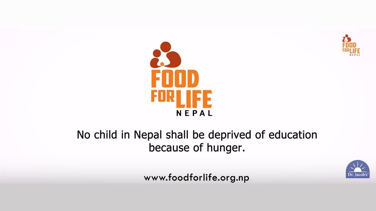 Food For Life Nepal bedankt sich bei Dr. Jacob & der Dr. Jacob's Foundation | Mahlzeitenspenden