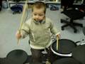 1,5 year old drummer