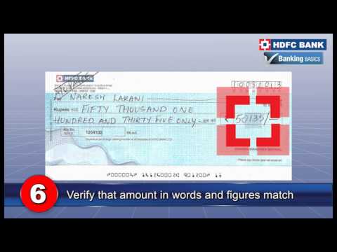 how to fill amount in cheque