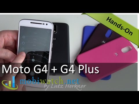Motorola Moto G4 + G4 Plus: Hands-on Video Review