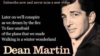 Dean Martin - Winter Wonderland - Lyrics