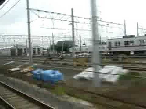 森林公園検修区付近の車窓