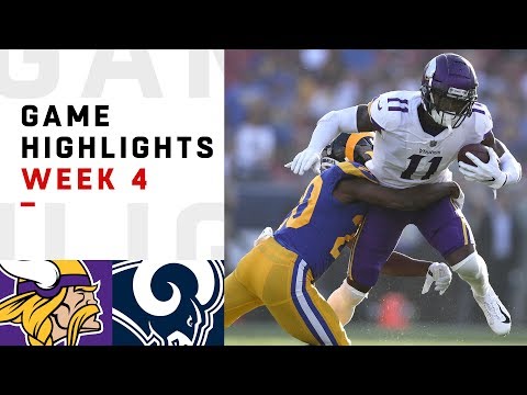 Video: Vikings vs. Rams Week 4 Highlights | NFL 2018