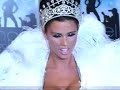 katie price revealed a bizarre dress sense at the launch of her new book and disclosed the techniques she uses when 'writing' a novel.