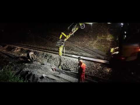 Cantiere Rhätische Bahn - Flank 18 Cantiere Rhätische Bahn - Flank 18