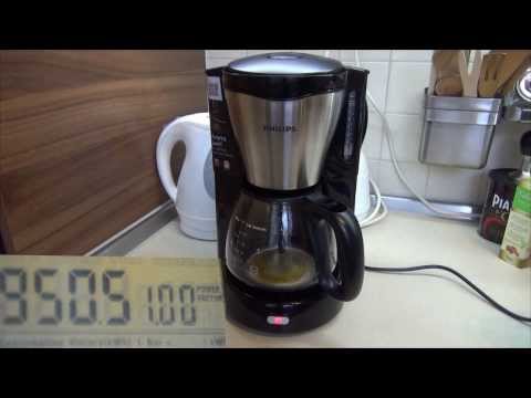 Philips HD 7566/20 Coffee Maker (with power consumption)