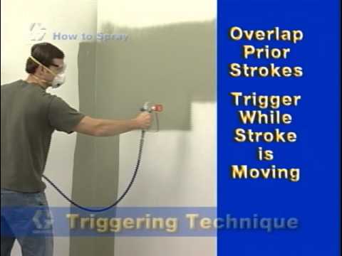 paint sprayer how to - This Graco Paint Spraying video includes great tips on how to use your electric airless paint sprayer including: - Pressure adjustment (how to test quality o...
