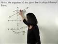 Watch Video on Writing Linear Equations - Algebra Help