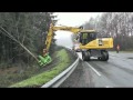 Komatsu PW160 mit BSG-Baumschere Fa. Schorpp