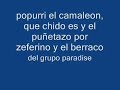popurri el camaleon que chido es y el puñetazo