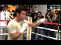 videos de De La Hoya Pacquiao Media Day with George Lopez