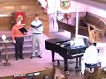 ian bannerman and ryan vamos accompanied by strathroy united church music director edith hanselman on the boston grand piano perform antonin dvorak's 
