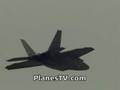 F-22 Raptor at Farnborough Airshow 2008