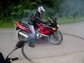 Kawasaki ZZR 600 Burnout :-) Kawasaki ZZR 600 Burnout :-)