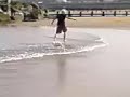 playin in the sea