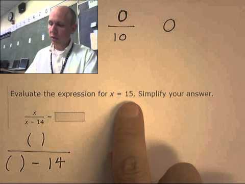 how to isolate a variable in the numerator and denominator