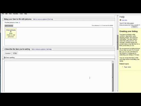 how to html ebay template