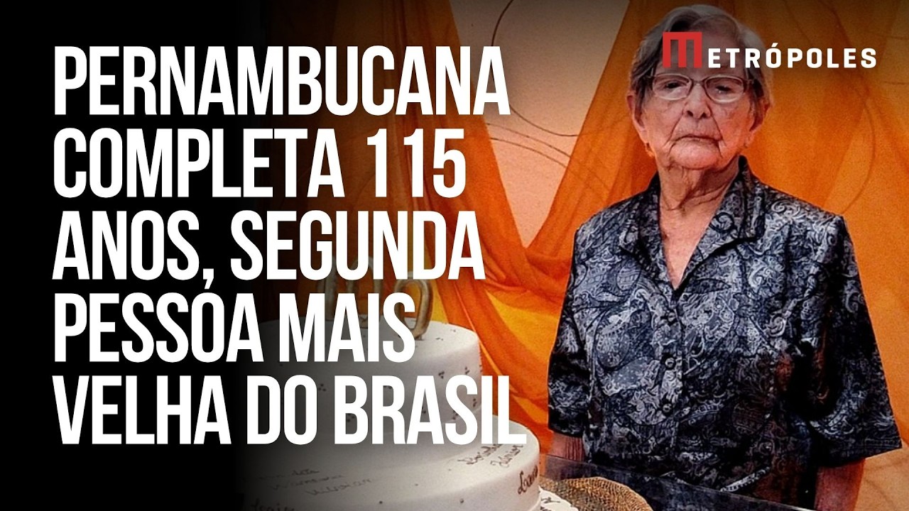 Segunda pessoa mais velha do Brasil, pernambucana completa 115 anos