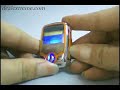 Sporty Orange Mini MP3 Player with OLED and Built-in Loud Sp