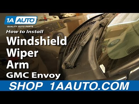 How To Install Replace Windshield Wiper Arm 2002-09 GMC Envoy