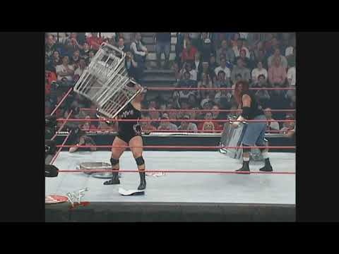 wwf backlash. rhyno vs raven. to the face.
