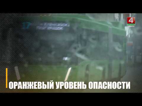 Штармавое папярэджанне аб'яўлена 7 жніўня на Гомельшчыне видео