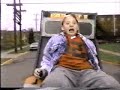 here we have an ad for mindscape's gauntlet ii. you might think this spot will have actors dressed as the game characters. instead it shows a kid enjoying the arcade coin-op so much he wants it in his home. he actually loads the arcade machine in his wagon and tries to pull it uphill. naturally he loses his grip on the handle and the wagon starts rolling downhill. the boy manages to catch up to the arcade machine and rides it downhill until he bumps into a dirt mound and flies through a ...