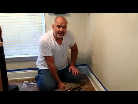 how to attach quarter round