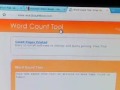 How to use the Word Count Tool