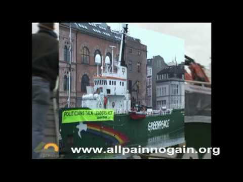 cfact - CFACT drops banner in Greenpeace like fashion on the Rainbow Warrior and the Arctic Sunrise.