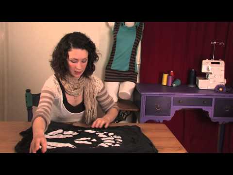 how to properly cut a tshirt