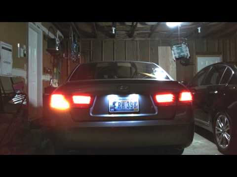 LED tail lights Hyundai Sonata LX 1080p