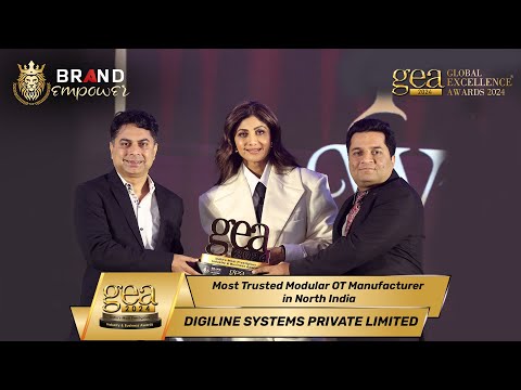 Digiline Systems Pvt Ltd wins Most Trusted Modular OT Manufacturer in North India award at GEA 2024