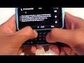 Nokia E7 keyboard demo video