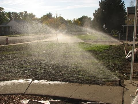 How to Install a Sprinkler System (Time Lapse)