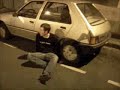 Sortie de la goule, monté sur une voiture pourquoi je ne sais pas?l'alcool peut etre?Enfin réception très difficile à voir!!!!