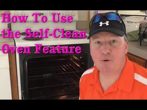 how to clean an oven with self clean