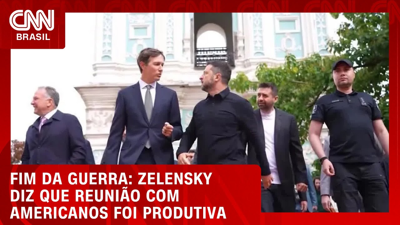 Zelensky diz que reunião com americanos foi produtiva | CNN AGORA