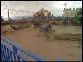 Se hunde el puente del rio Girona en Beniarbeig
