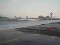 Delta BOEING 767-300 JFK landing + announcers