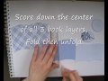 how to make a book style card craftsuprint