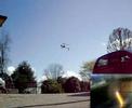 Tolta fusoliera, montato supporto flycam, test stabilità