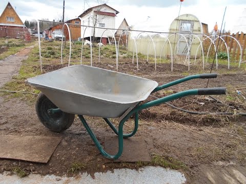 Как переделать садовую тачку в строительную Как переделать садовую тачку в строительную