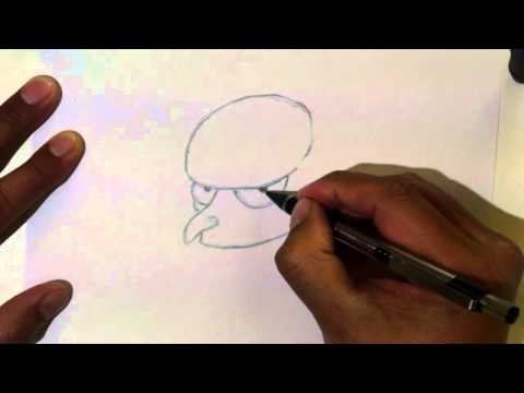 how to draw mr t