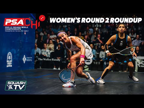 Squash: PSA World Championships 2020/21 - Women's Rd 2 Roundup