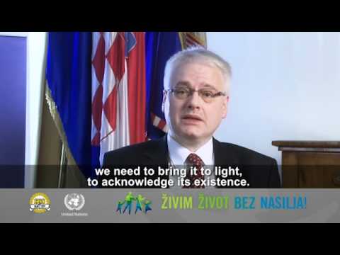 Croatian President Ivo Josipovic lives Life without violence 